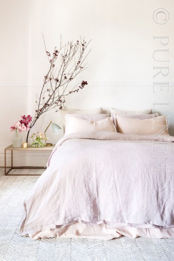 URBAN LUX Stone Washed European Linen Bed Linen