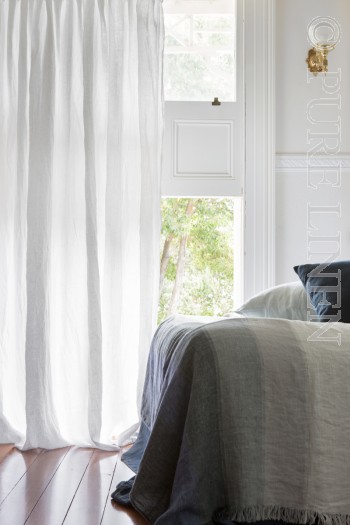 URBAN 100% Stone Washed Linen Curtain Collection