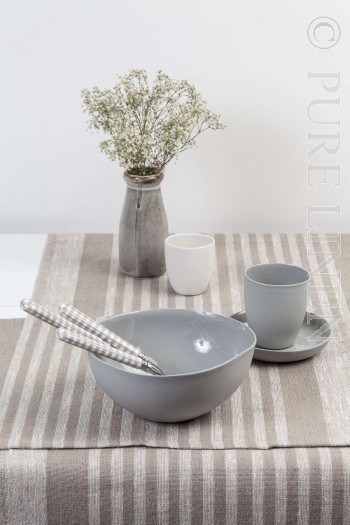 Marta Placemat Collection-Natural Stripes