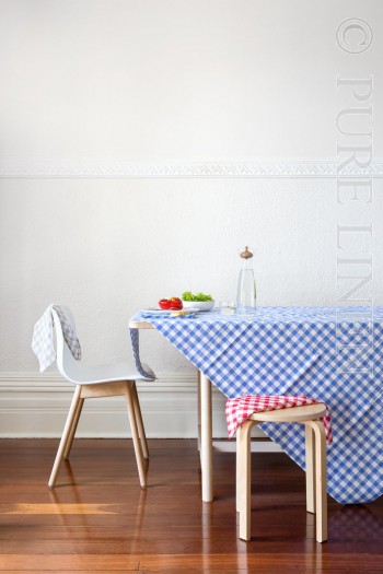 "Country Checks" Napery Collection -  table linen by PURE LINEN