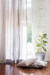 URBAN 100% Stone Washed Linen Curtain Collection - Opal Grey