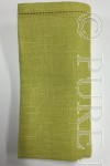 In Style Napkins Single Hem Stitched Colour Citrone