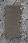 In Style Napkins Single Hem Stitched Colour Taupe Grey
